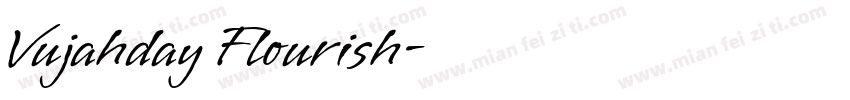Vujahday Flourish字体转换